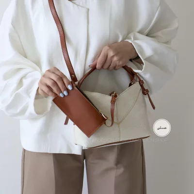 کیف زنانه دوشی - دستی مدل چیمن