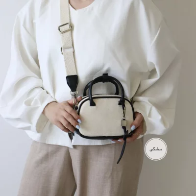 کیف زنانه دوشی - دستی مدل شرمینا کتان