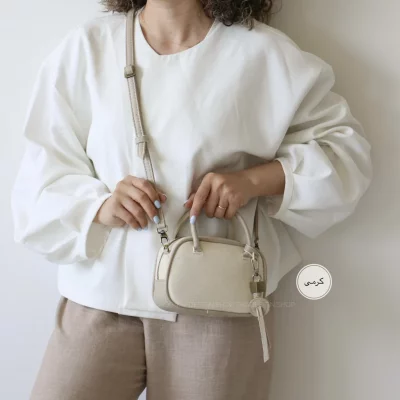 کیف زنانه دوشی - دستی مدل شرمینا کتان