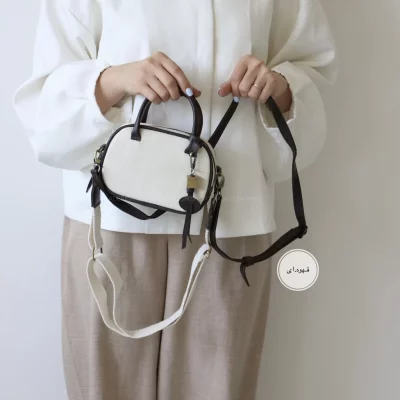 کیف زنانه دوشی - دستی مدل شرمینا کتان