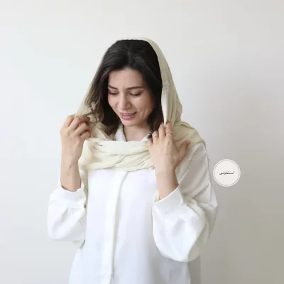 شال لینن وارداتی مدل فلورانس