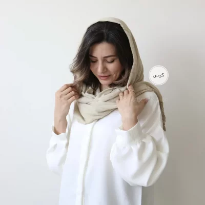 شال لینن وارداتی مدل فلورانس