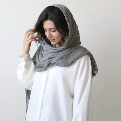 شال لینن وارداتی مدل فلورانس