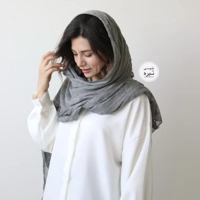 شال لینن وارداتی مدل فلورانس