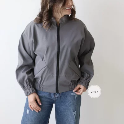 بامبر جکت  زنانه مدل ژرفا