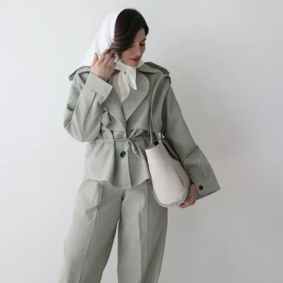 ست ترنچ کت و شلوار مدل رایا