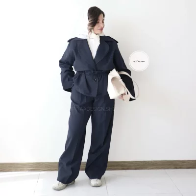 ست ترنچ کت و شلوار مدل رایا