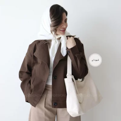 ترنچ کت مدل شارمین