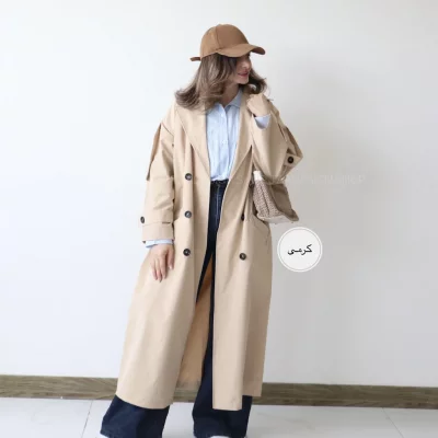 ترنچ کت مدل دلایا