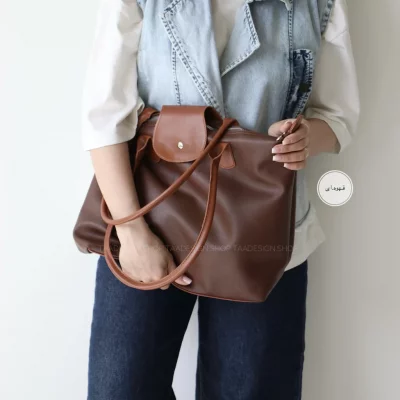 کیف زنانه بزرگ مدل شارلوت چرمی