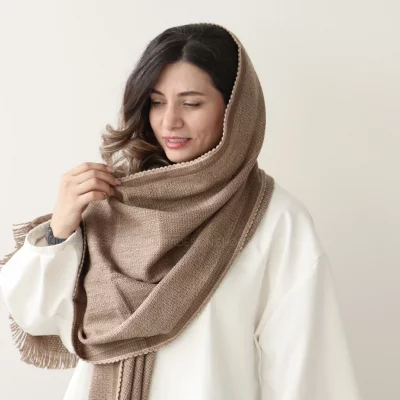 شال بافت پاییزی مدل یوکا