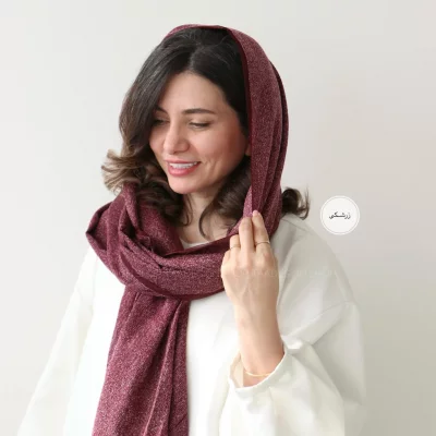 شال مخمل کبریتی پاییزی مدل زاموفیلیا
