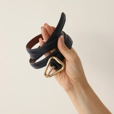 کمربند چرمی مات زنانه مدلbe7031