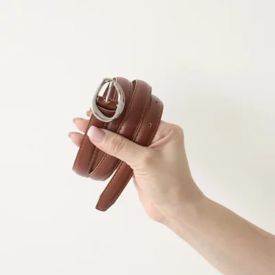 کمربند چرمی مات زنانه مدلbe7032