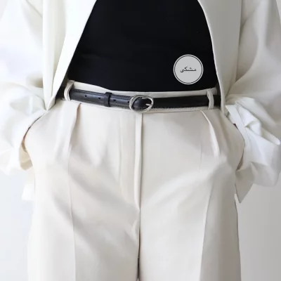 کمربند چرمی مات زنانه مدل be7032