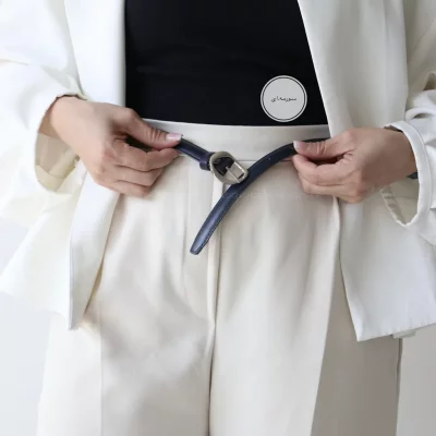 کمربند چرمی مات زنانه مدلbe7032