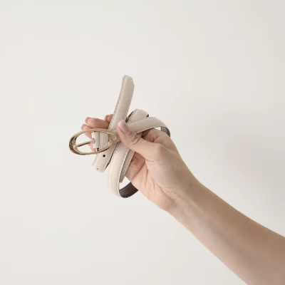 کمربند چرمی مات زنانه مدلbe7033