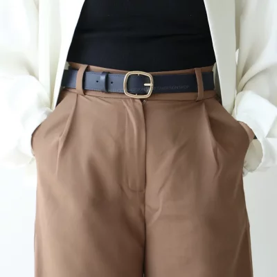 کمربند چرمی مات زنانه مدل be7030