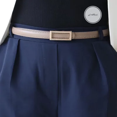 کمربند چرمی مات زنانه مدلbe7029