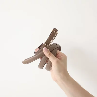 کمربند چرمی مات زنانه مدلbe7029