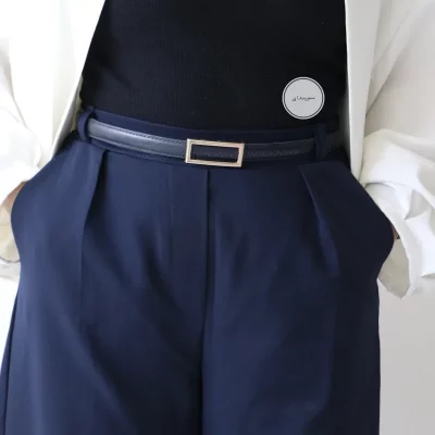 کمربند چرمی مات زنانه مدل be7029