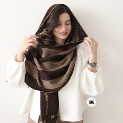 شال بافت پاییزی مدل یوکا