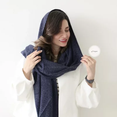 بیگ اسکارف برفکی مدل نخل