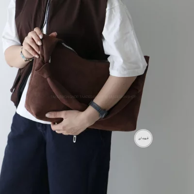 کیف زنانه بزرگ مدل رامیل جیر