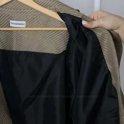 کت پشمی مدل اسپرسو