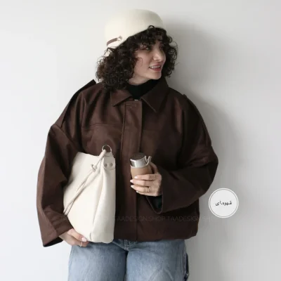 بامبر جکت  زنانه مدل وانیل