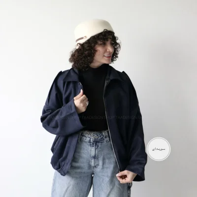 بامبر جکت  زنانه مدل وانیل