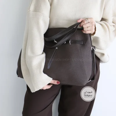 کیف بزرگ  دوکاره مدل نهال جیر