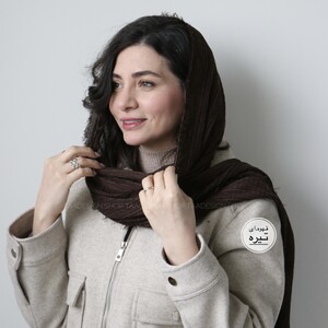 شال حصیری راه راه  مدل بابونه