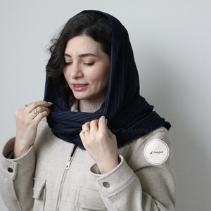 شال حصیری راه راه  مدل بابونه