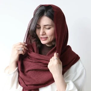 شال لبه دانتل  پیچک مدل 7201853