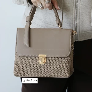 کیف زنانه مجلسی مدل نیران رافیا