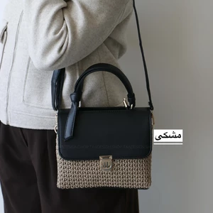 کیف زنانه مجلسی مدل نیران رافیا