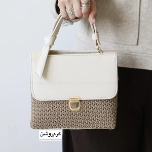 کیف زنانه مجلسی مدل نیران رافیا
