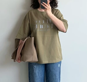 تیشرت باکسی تیری کد 6034