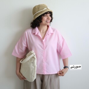 شومیز باکسی زنانه مدل آناناس