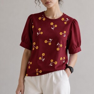 تیشرت زنانه کد 6099
