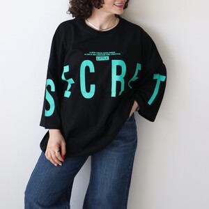 تیشرت لانگ  secret کد 6085