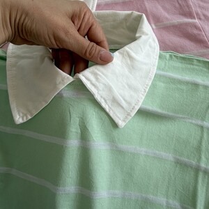 تیشرت یقه دار باکسی کد 6076