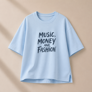 تیشرت باکسی Music مدل 6104
