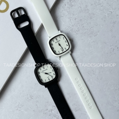 ساعت مچی بند سیلیکونی صفحه مربع برند بالون کد WA2004