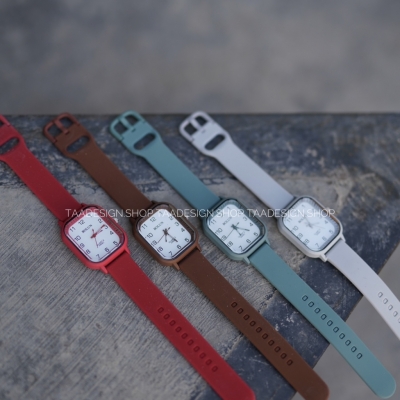 ساعت مچی بند سیلیکونی صفحه مربع برند بالون کد WA2004