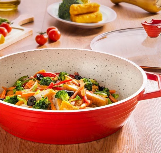 تابه دو دسته 28 عروس مدل خطی