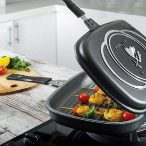 تابه دو طرفه رژیمی عروس مدل مستطیلی