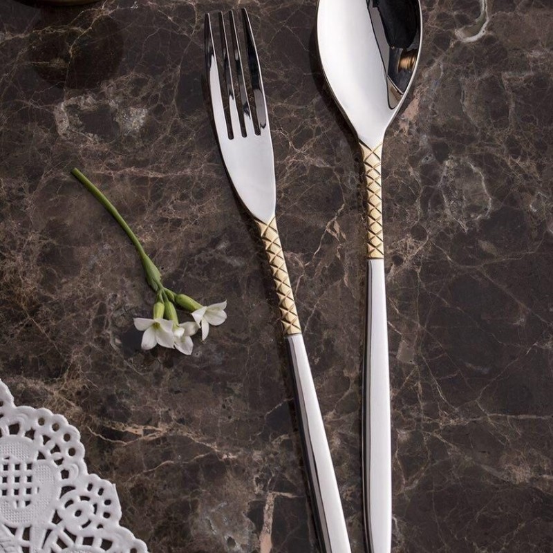 سرویس قاشق و چنگال رزنتال  151 پارچه-1188 طلایی