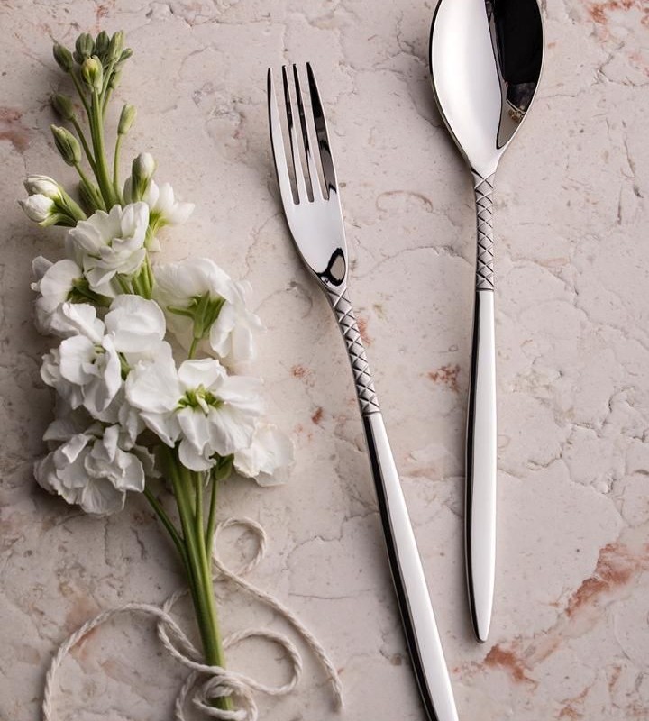 سرویس قاشق و چنگال رزنتال  151 پارچه-1188 نقره ایی